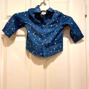 PEC button up,  Boys sz 18mos. Blue. NWT.